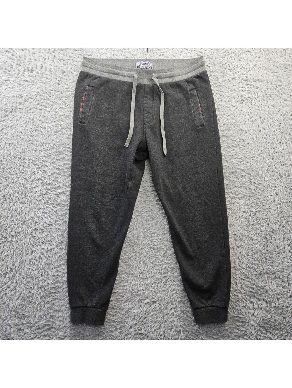 BURLEBO Jogger Pants Sweatpants Lounge Pants XL Gray